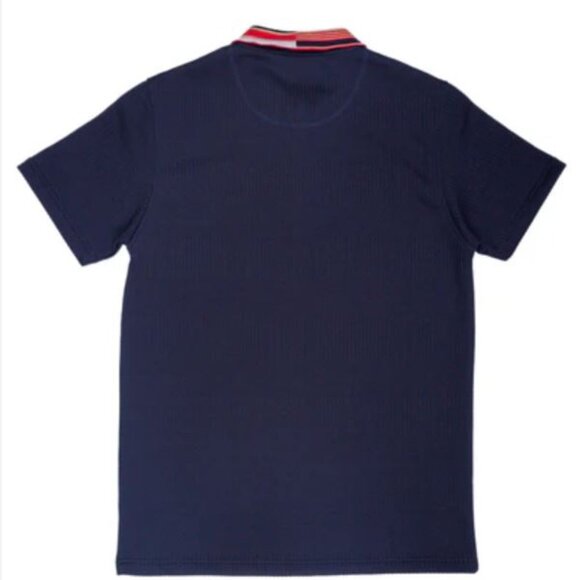 NWT Men's A. Tiziano Navy Ken Knit Polo 4XL - Picture 2 of 2